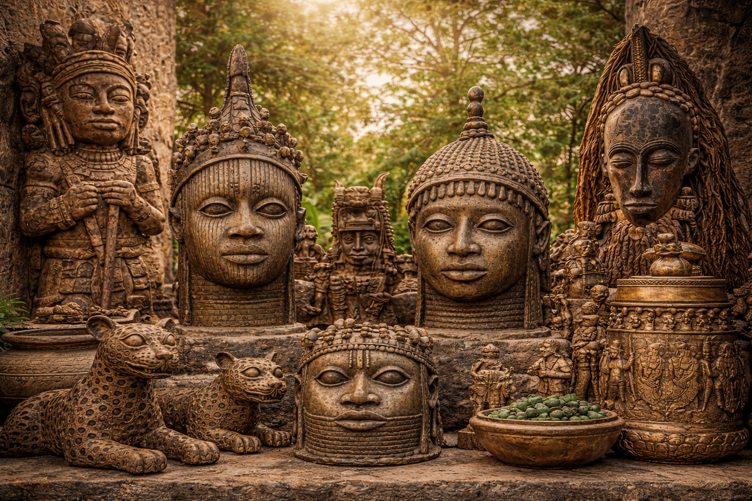 ศิลปะแอฟริกาตอนใต้ทะเลทรายซาฮาราก่อน ค.ศ. 1500